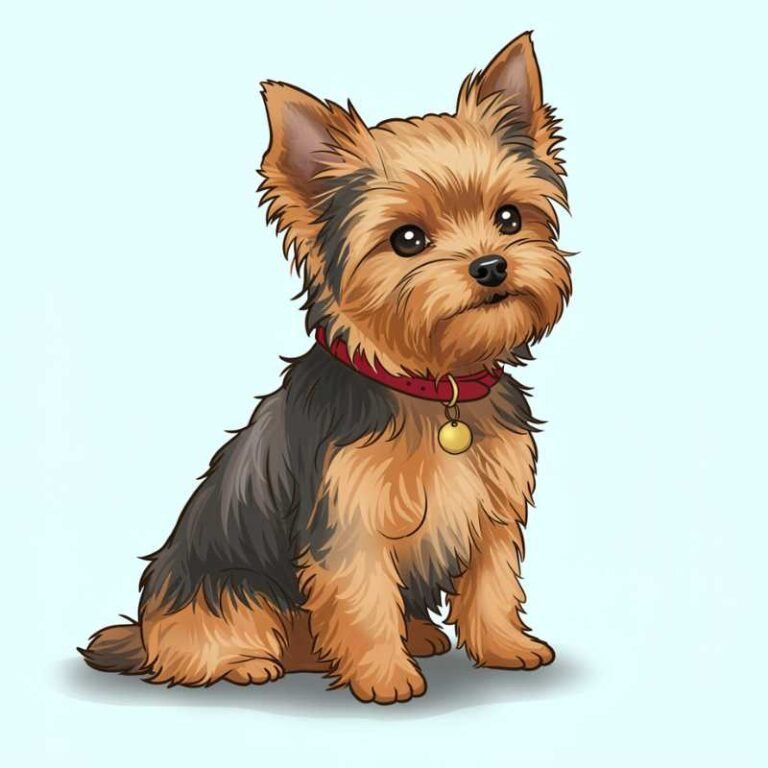 AI Image Dog Yorkshire Terrier