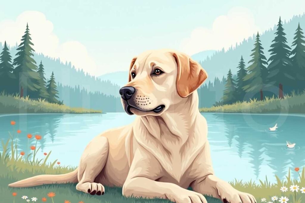 AI Dog Photo Labrador Retriever