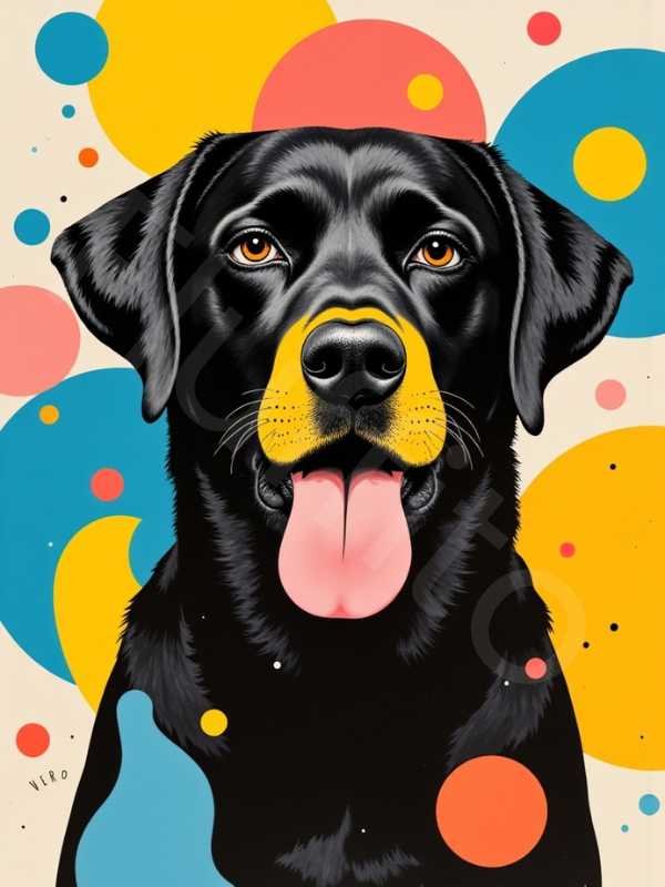 AI Dog Photo Labrador Retriever