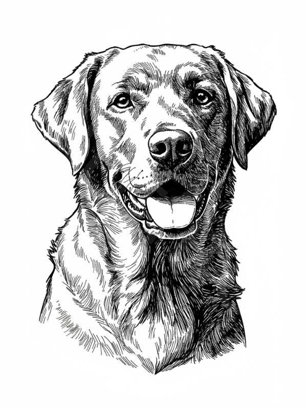 AI Dog Photo Labrador Retriever