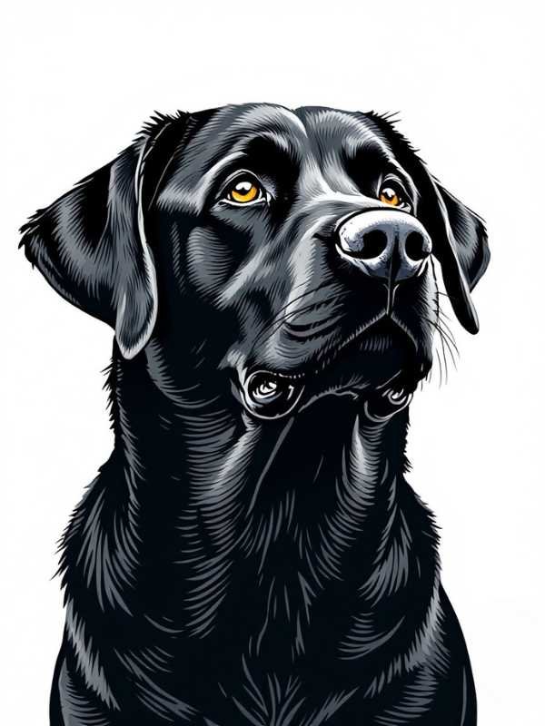 AI Dog Photo Labrador Retriever