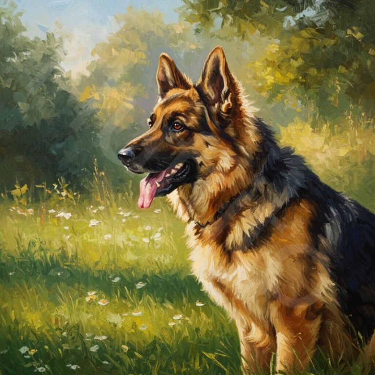 AI Dog Photo German Shepherd